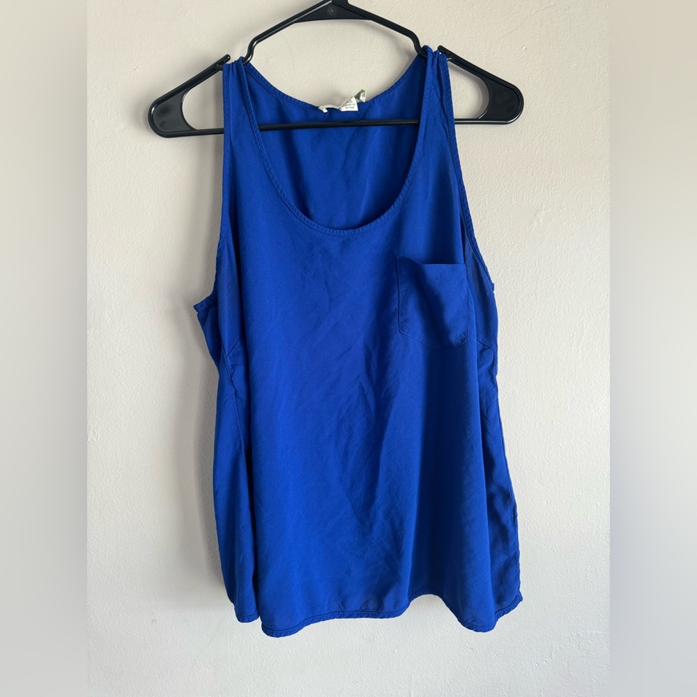 FOREVER 21 blue blouse